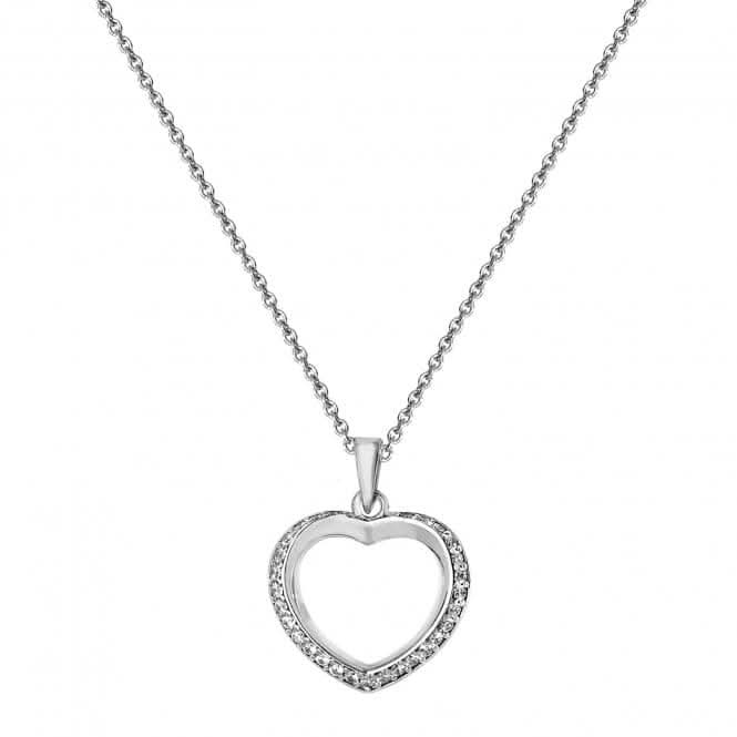 Acotis Silver Pendant Rhodium Plated Zirconia G3333