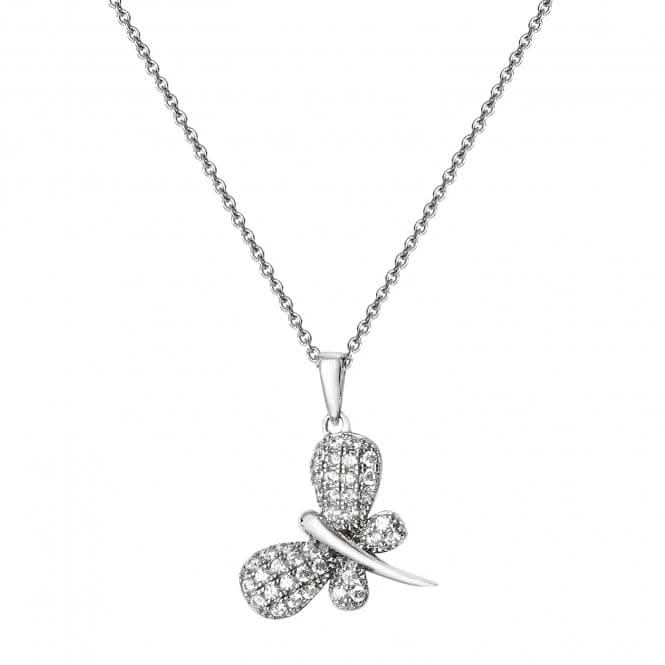 Acotis Silver Pendant Rhodium Plated Zirconia G3339