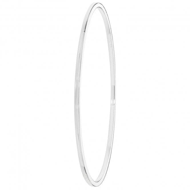 Acotis Silver Bangle Round Plain G4323