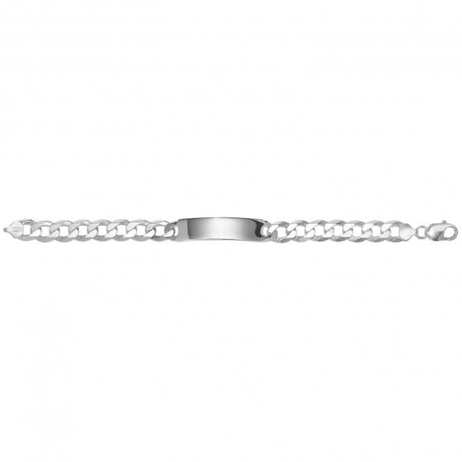 Acotis Silver Id Bracelet Men's Curb G2570