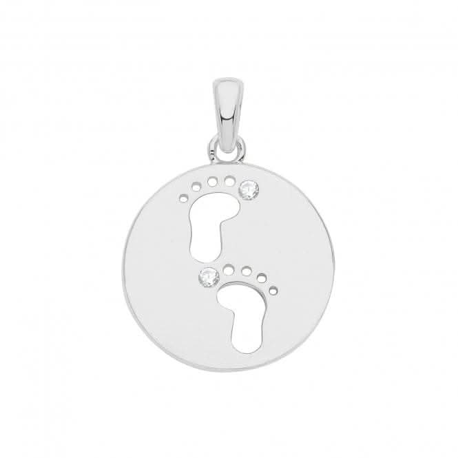 Acotis Silver Pendant Rhodium Christening G61080