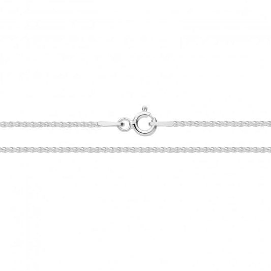 Acotis Silver Necklace Spiga Pavé G1362