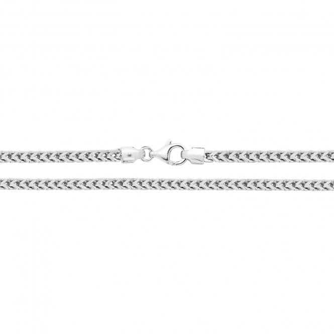 Acotis Silver Chain Square Rhodium G1321