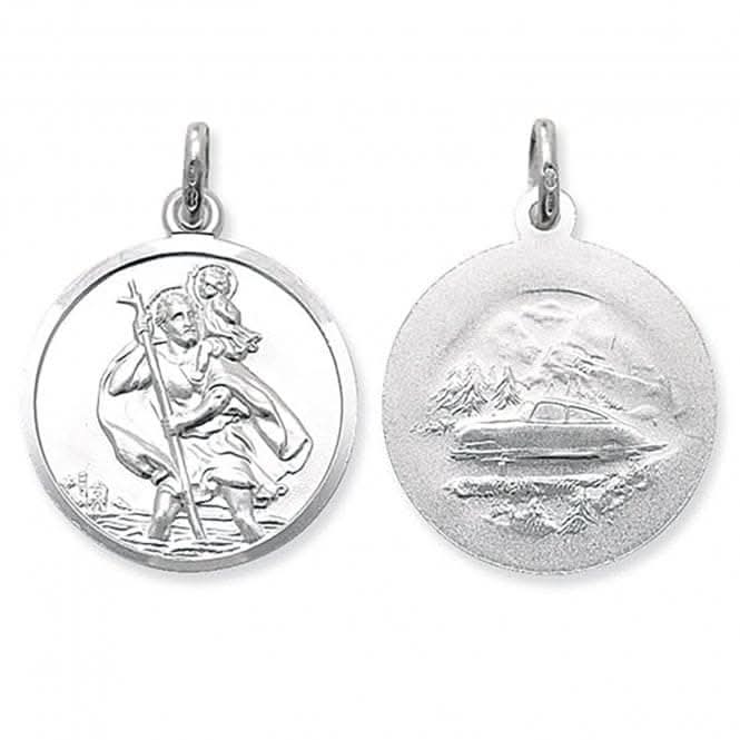 Acotis Silver Pendant St Christopher G6281