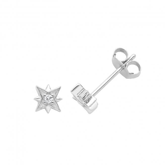 Acotis Silver Stud Earrings Star G51316