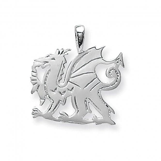 Acotis Silver Pendant Sculpted Welsh Dragon G6601