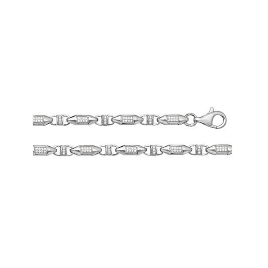 Acotis Silver Chain Zirconia G1335