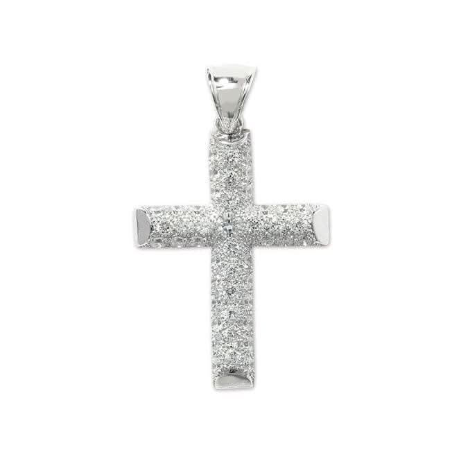 Acotis Silver Pendant Zirconia Cross G6005
