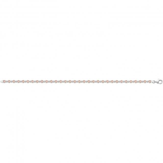 Acotis Silver Bracelet Zirconia Morganite Tennis G2689MZ