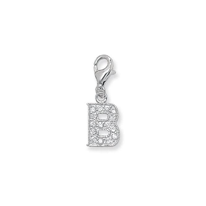 Acotis Silver Pendant Zirconia Initial G6282/B