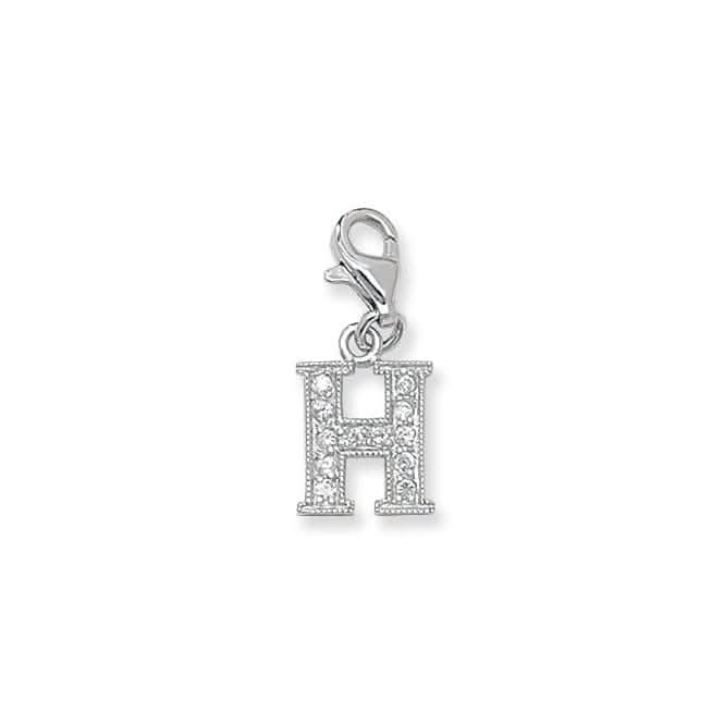 Acotis Silver Pendant Zirconia Initial G6282/H