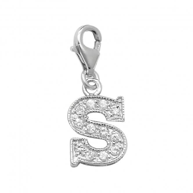 Acotis Silver Pendant Zirconia Initial G6282/S