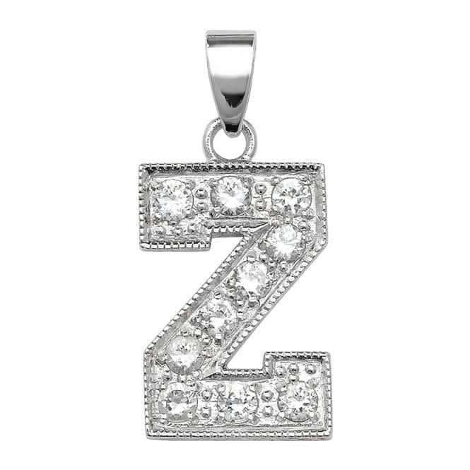 Acotis Silver Pendant Initial with Zirconia Detail G6126/Z