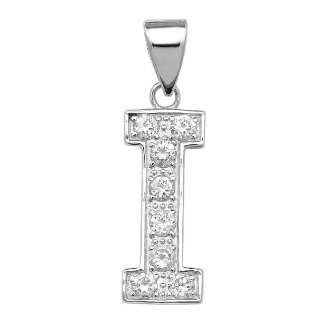 Acotis Silver Pendant Zirconia Initial G6127/I