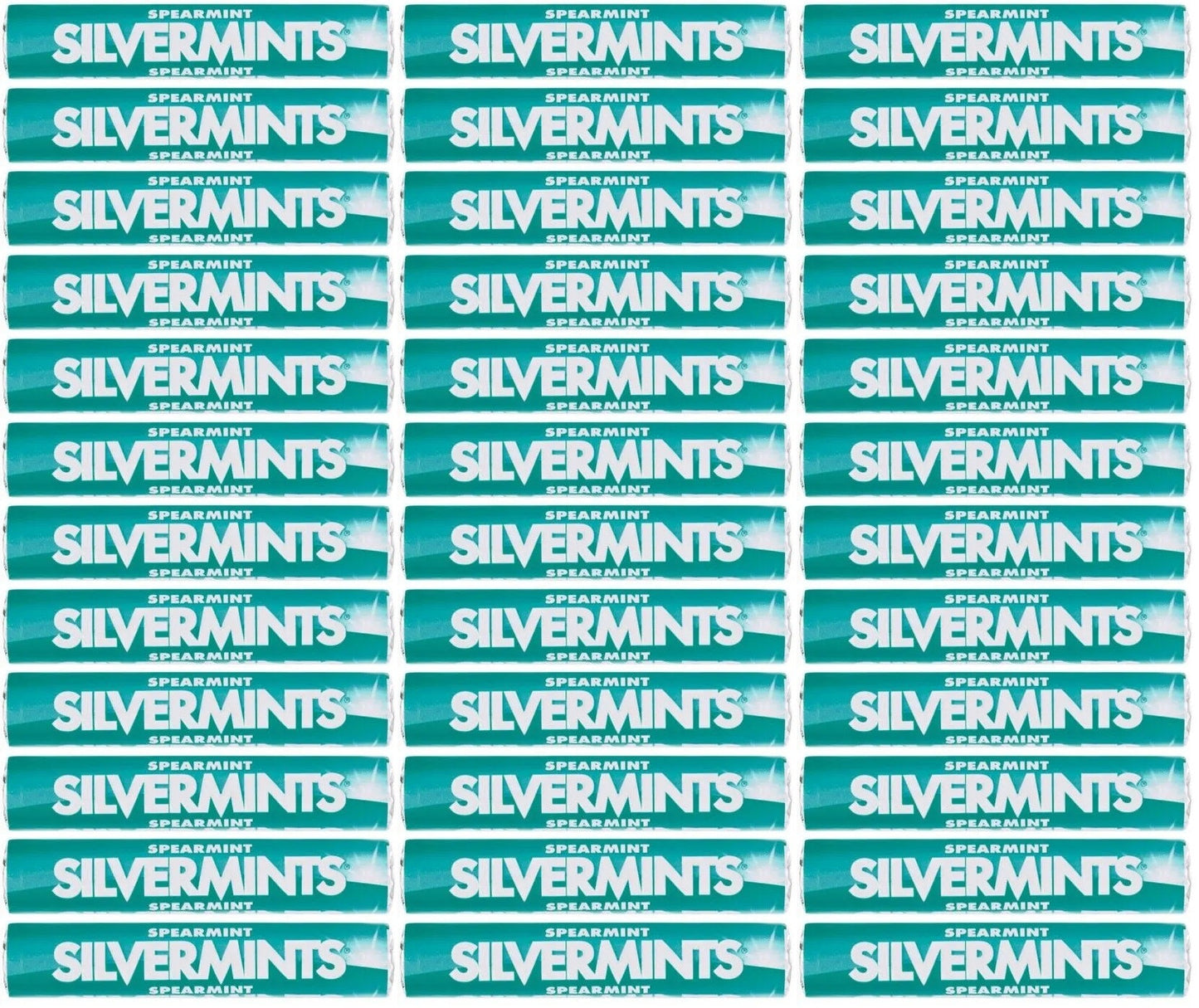 36 x Silvermints Spearmint Flavoured Sweets 30G
