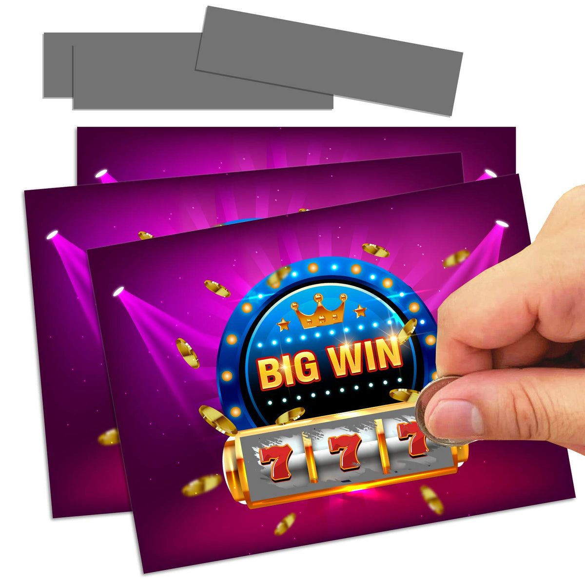 Simimi art Casino Night Scratch Off Cards – 30 Pack for Parties & Fundraisers