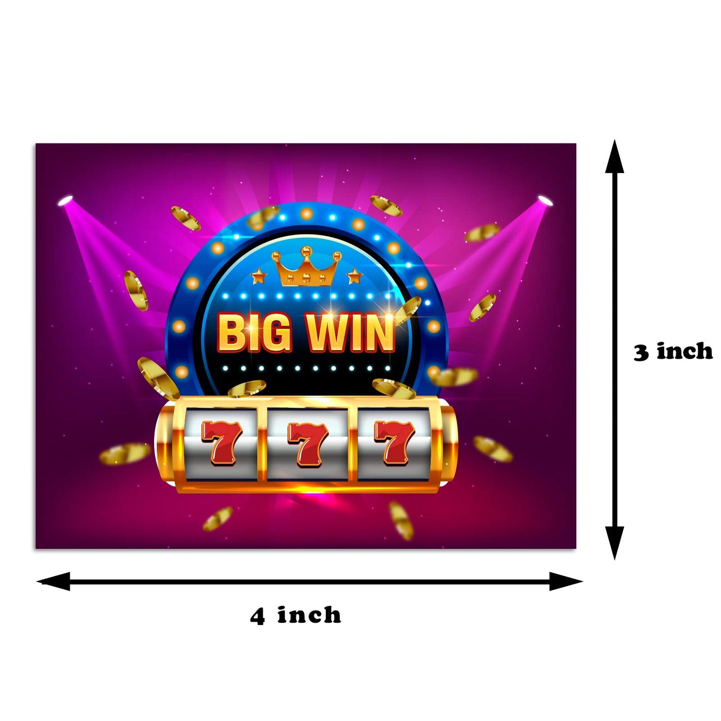 Simimi art Casino Night Scratch Off Cards – 30 Pack for Parties & Fundraisers