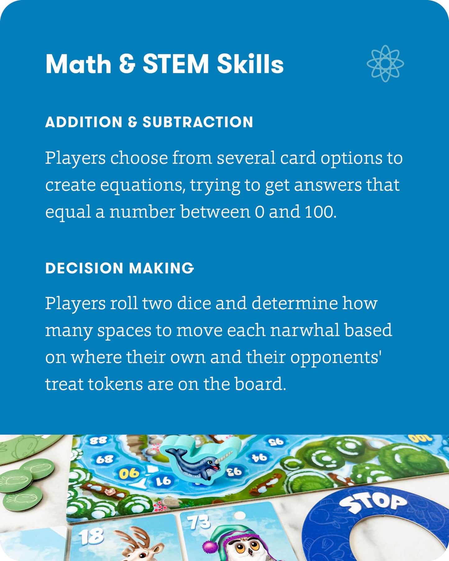 SimplyFun Arctic Riders – Educational Math Game for Kids 7+ (2–4 Players)