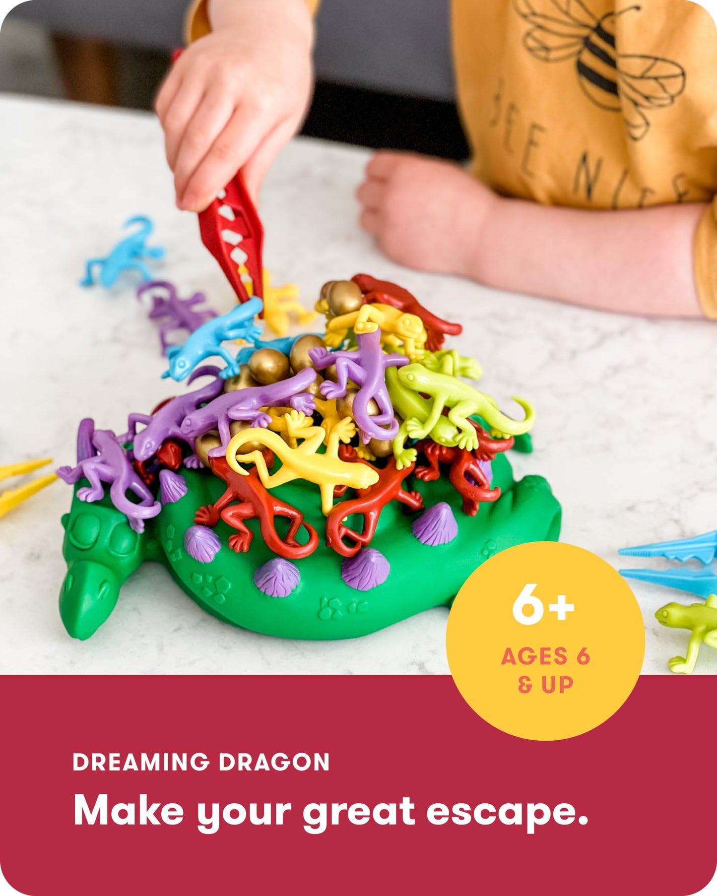 SimplyFun Dreaming Dragon – Kid's Game for 2-4 Players (Ages 6+)