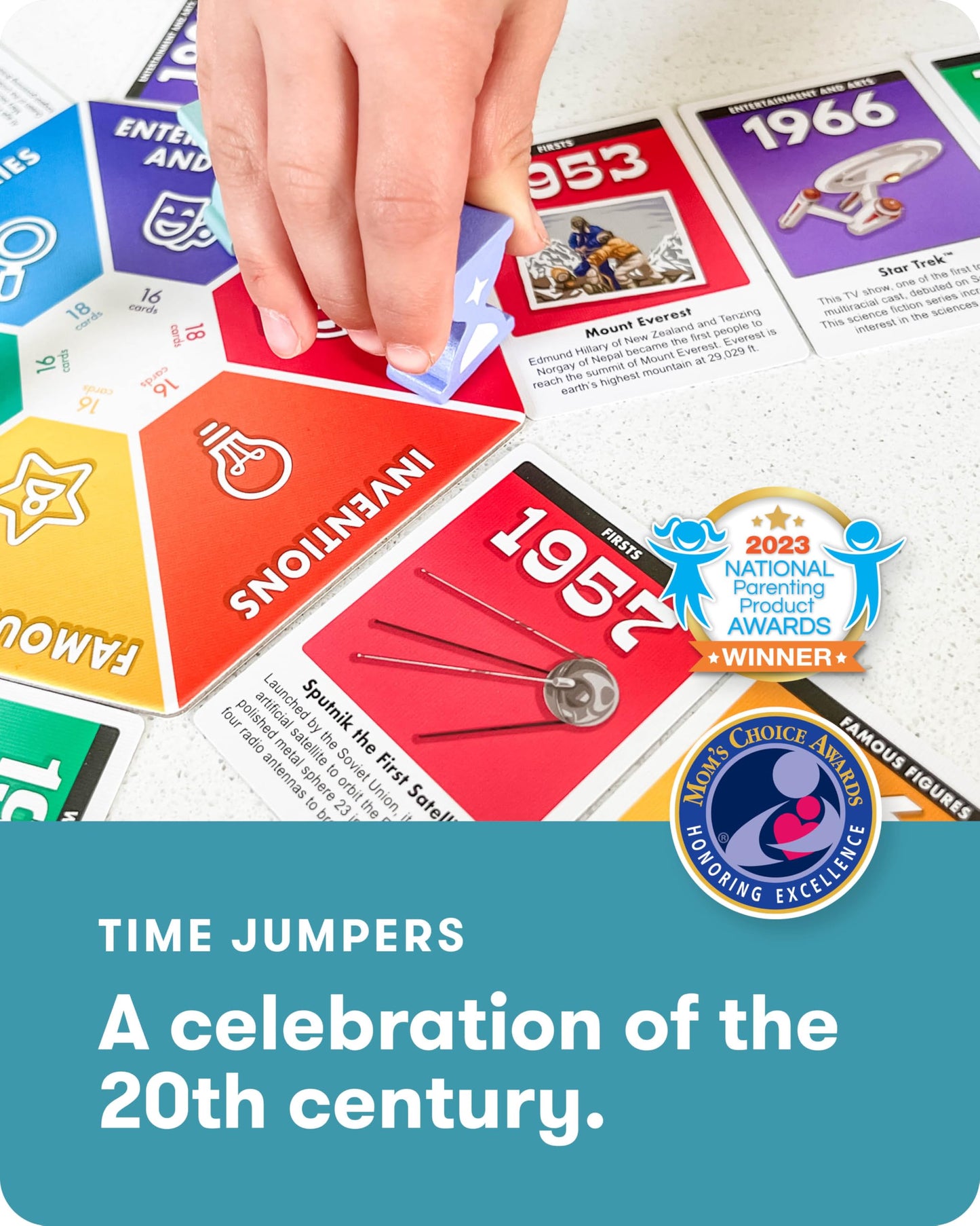 SimplyFun Time Jumpers - Educational History & Geography Game for Ages 8+ (2-5 Players)