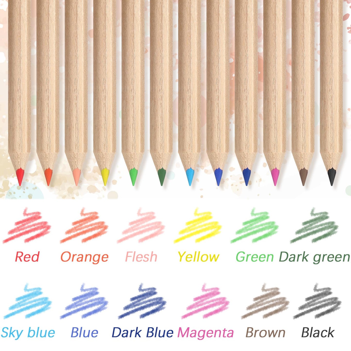Sinload 150-Set Mini Colored Pencils Bulk — 12-Color Sets with Sharpener & Eraser