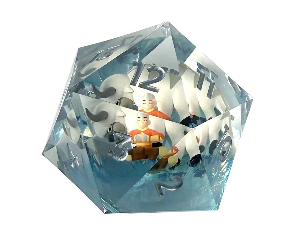 Pre-Order Sirius Dice Aang & Appa 55mm Spindown Life Counter | Avatar MTG Collectible