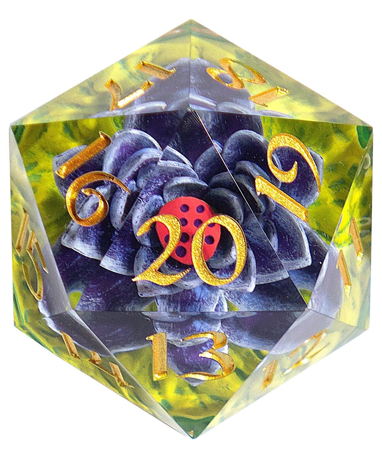 Sirius Dice: Black Lotus Spindown D20 54mm – MTG Collectible Die