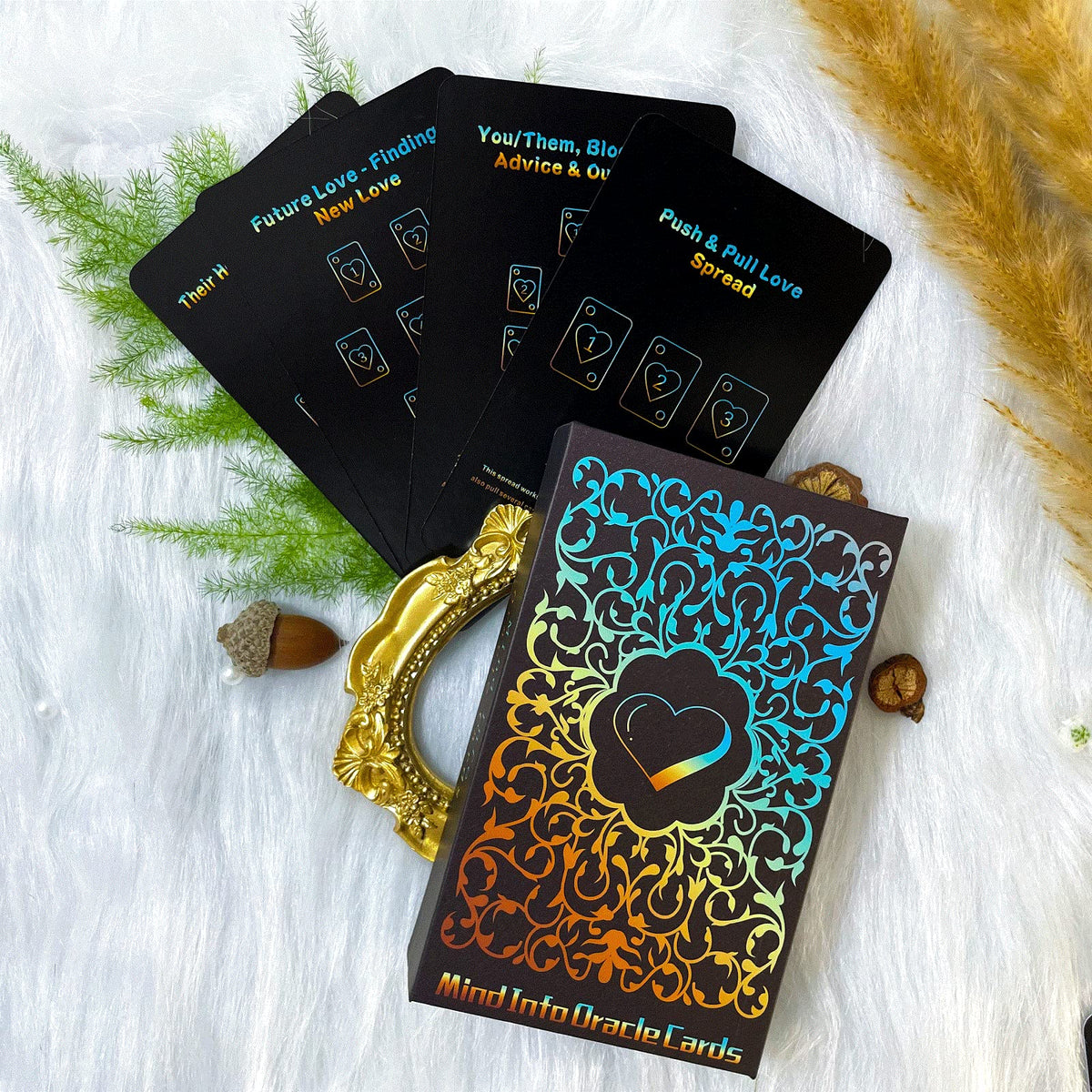 sishui Mind Info Oracle Cards Deck – 48-Card Beginner Guide for Life & Career