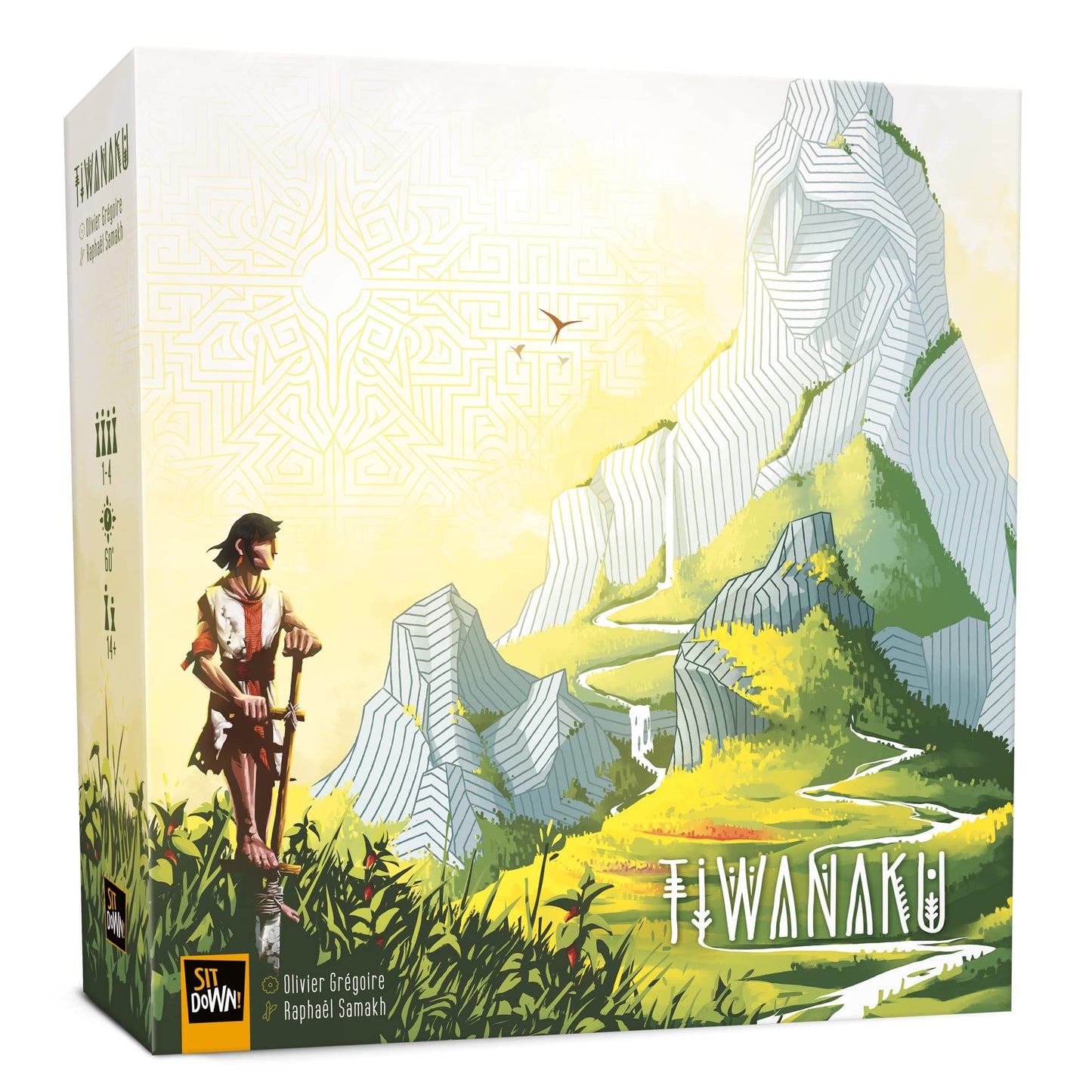 Sit Down! Tiwanaku – Strategy Board Game of Deduction & Exploration (1–4 Players, 60–90 Min)