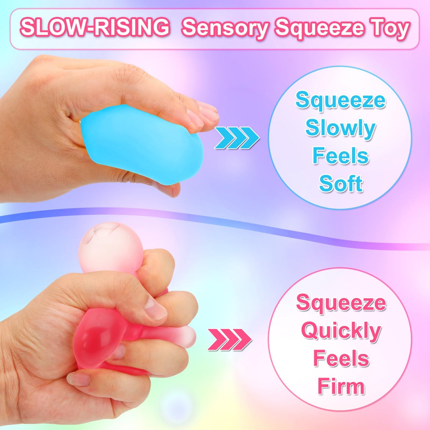Siwarm 4 Pack Stress Cube: Sensory Fidget Toys for Anxiety & Focus