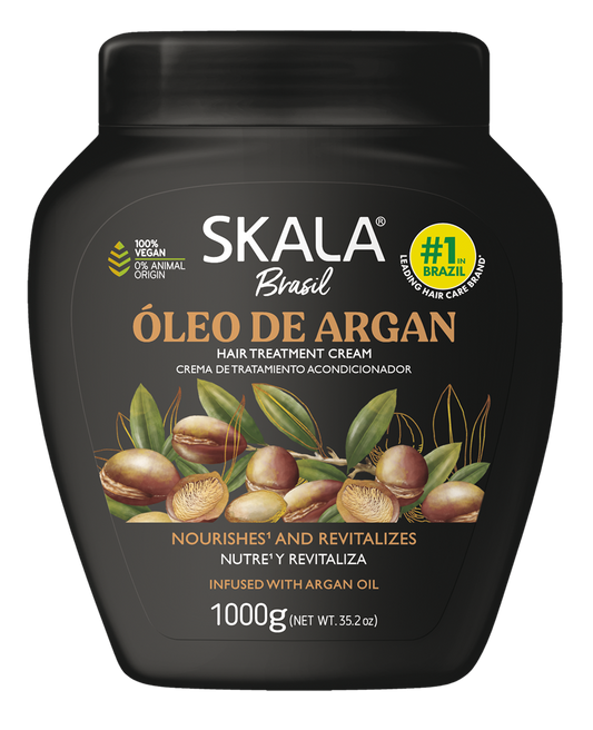 Skala Brasil Óleo de Argan Hair Treatment Cream Nourishment & Shine 1000g