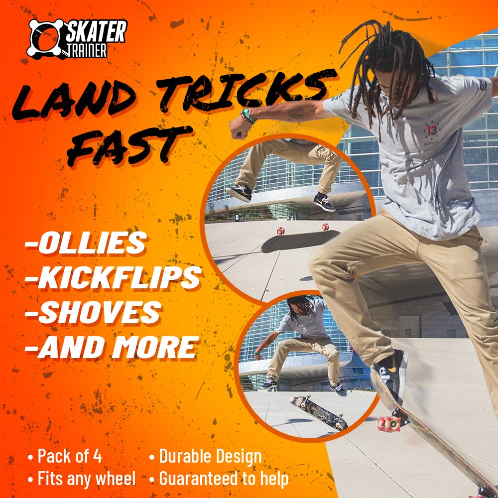 SKATERTRAINER Skater Trainers – Learn Ollies & Kickflips Faster for Safe Trick Practice
