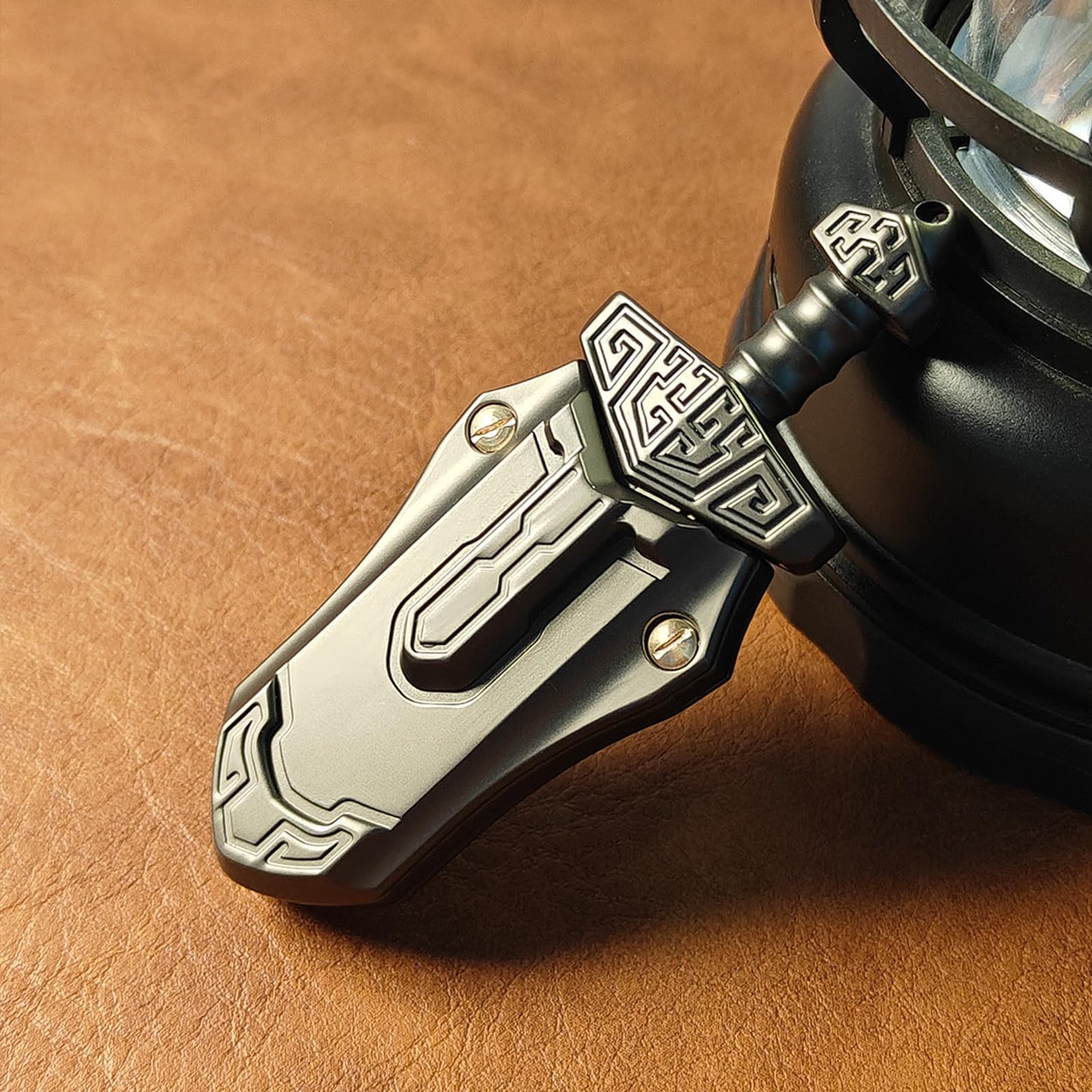 SKEDC Sword Fidget Slider – EDC Desk Toy for Focus, Anxiety Relief & Quiet Office Use (Black)