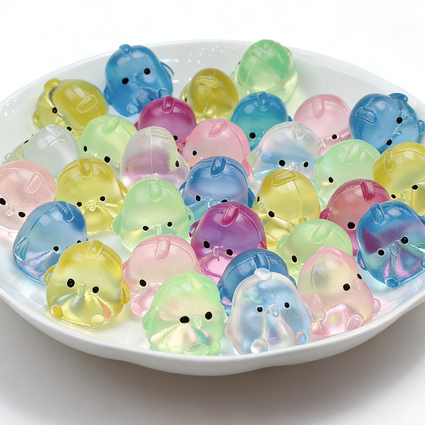 Sketsia Mini Chick Sensory Fidget Toys – 24 Pack Squeeze Squishies for Kids & Adults