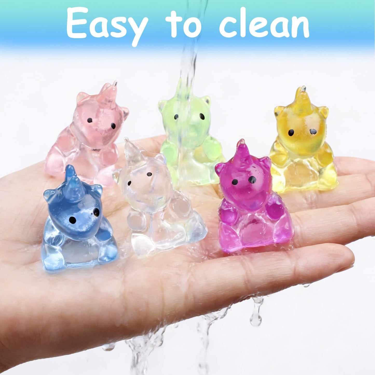 Sketsia Mini Unicorn Squishy Toys – 24 Pack Party Favors & Classroom Prizes