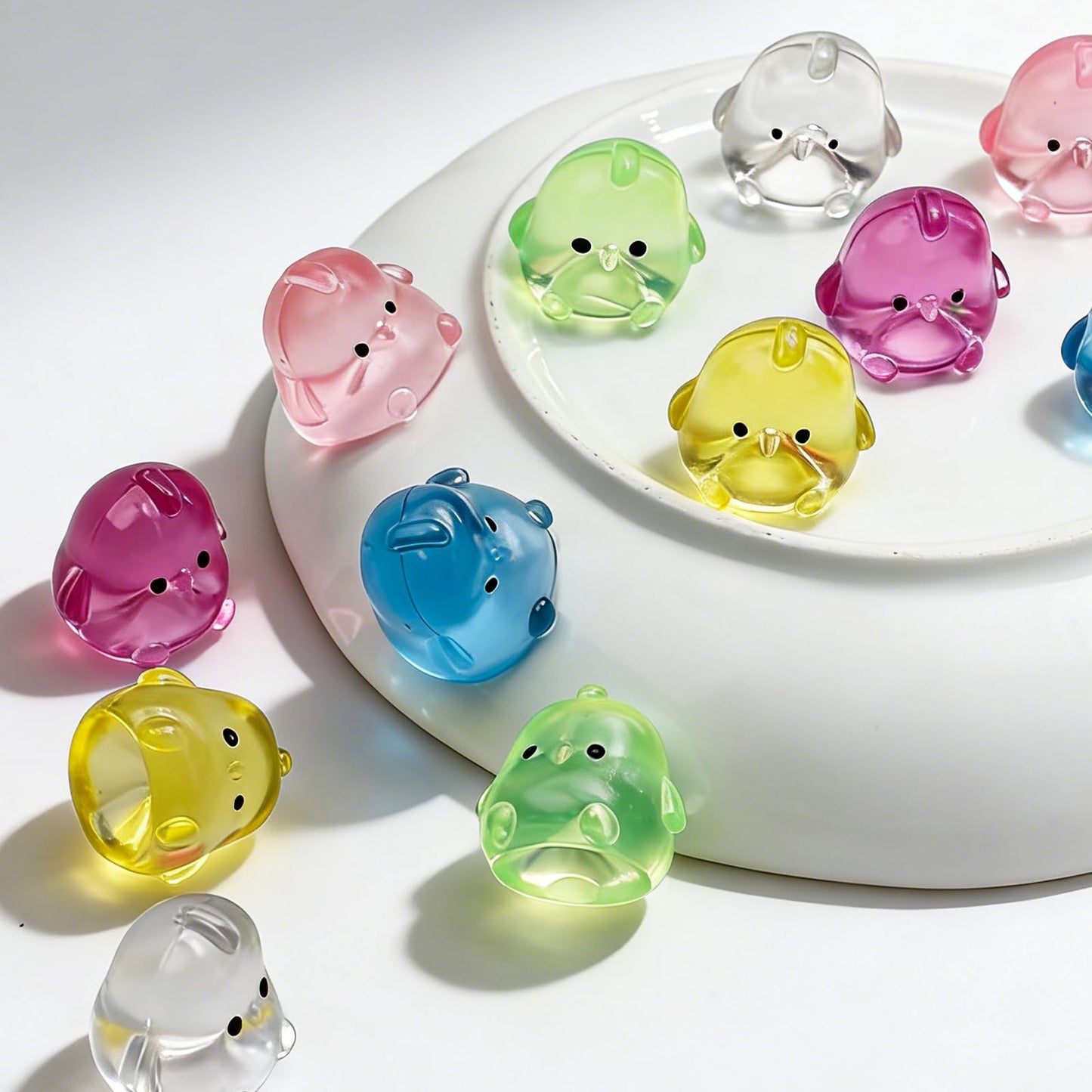 Sketsia Mini Chick Sensory Fidget Toys – 24 Pack Squeeze Squishies for Kids & Adults
