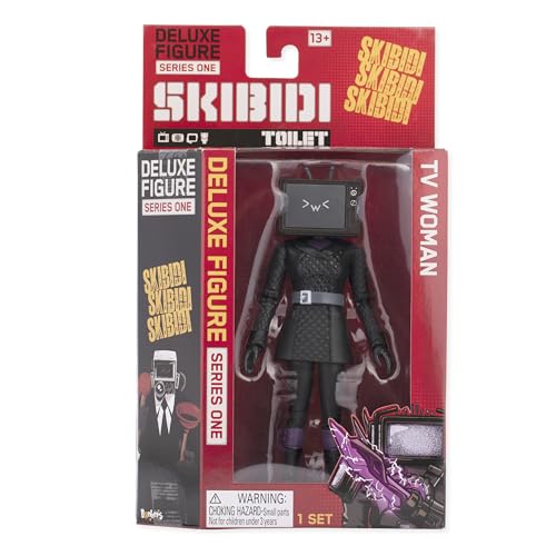 SKIBIDI Toilet Deluxe 6-Inch Figure - TV Woman Collectible, Official Merch