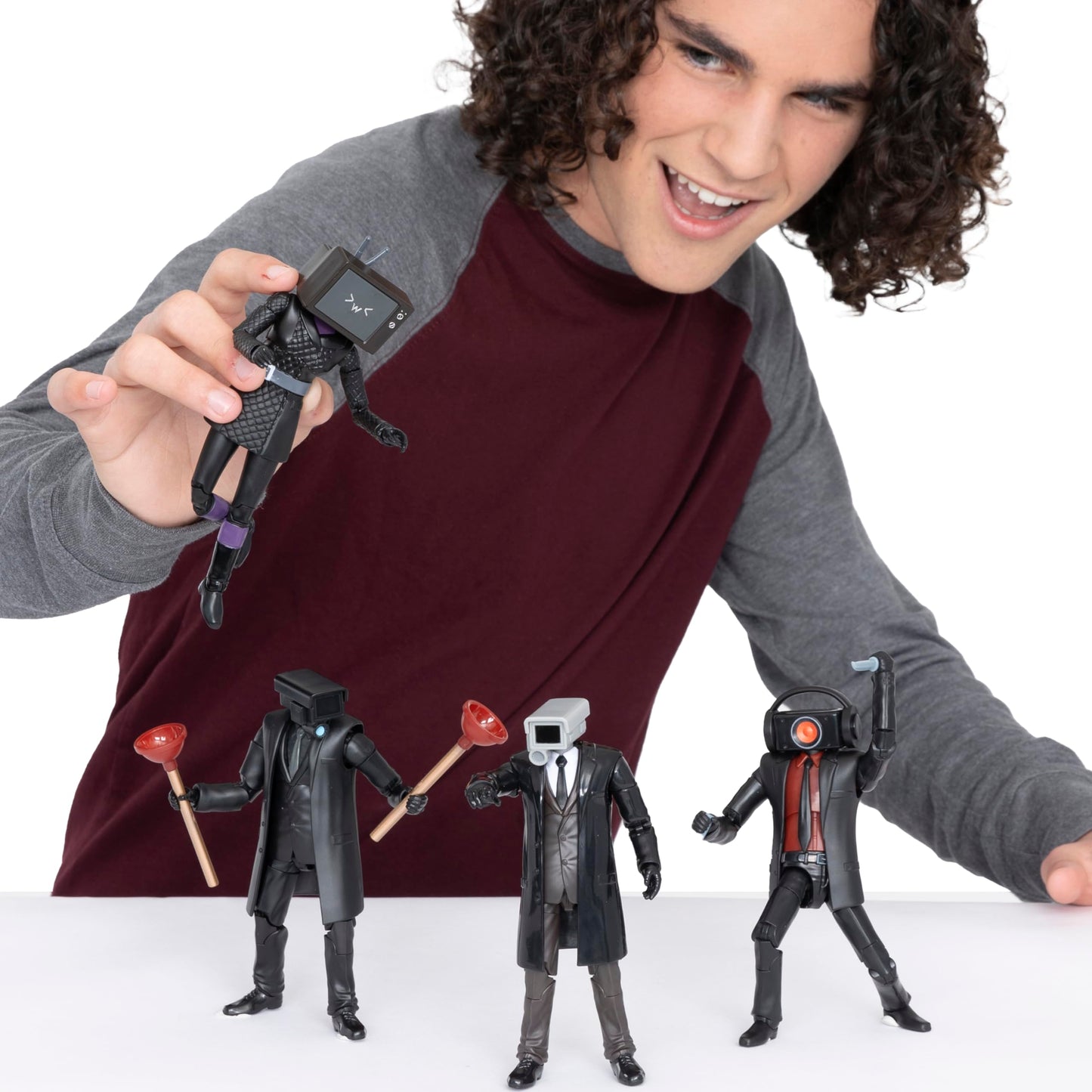 SKIBIDI Toilet Deluxe 6-Inch Cameraman Figure – Officially Licensed Collectible