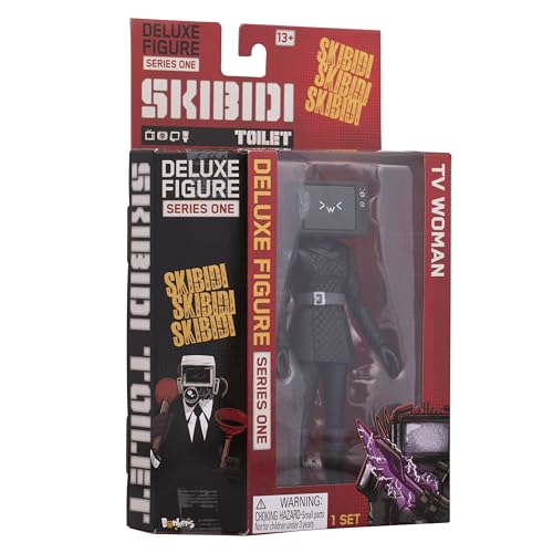SKIBIDI Toilet Deluxe 6-Inch Figure - TV Woman Collectible, Official Merch