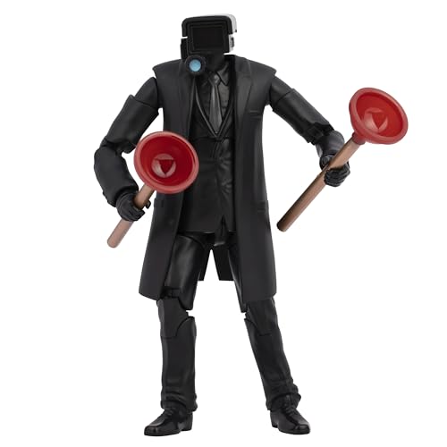 SKIBIDI Toilet Deluxe 6-Inch Plungerman Figure – Officially Licensed Collectible