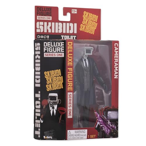 SKIBIDI Toilet Deluxe 6-Inch Cameraman Figure – Officially Licensed Collectible