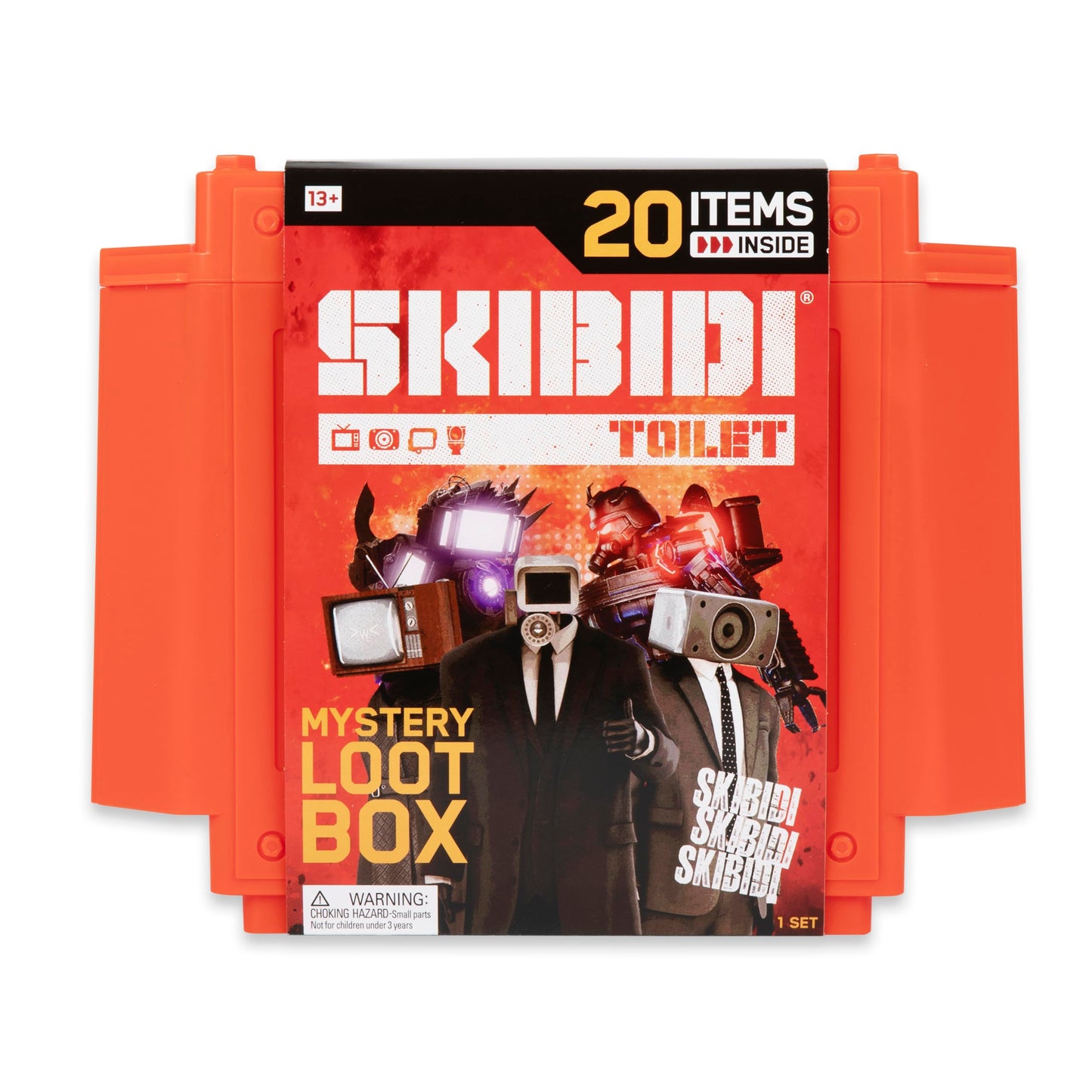 Skibidi Toilet Giant Mystery Loot Box – 20 Surprises, Official Merch