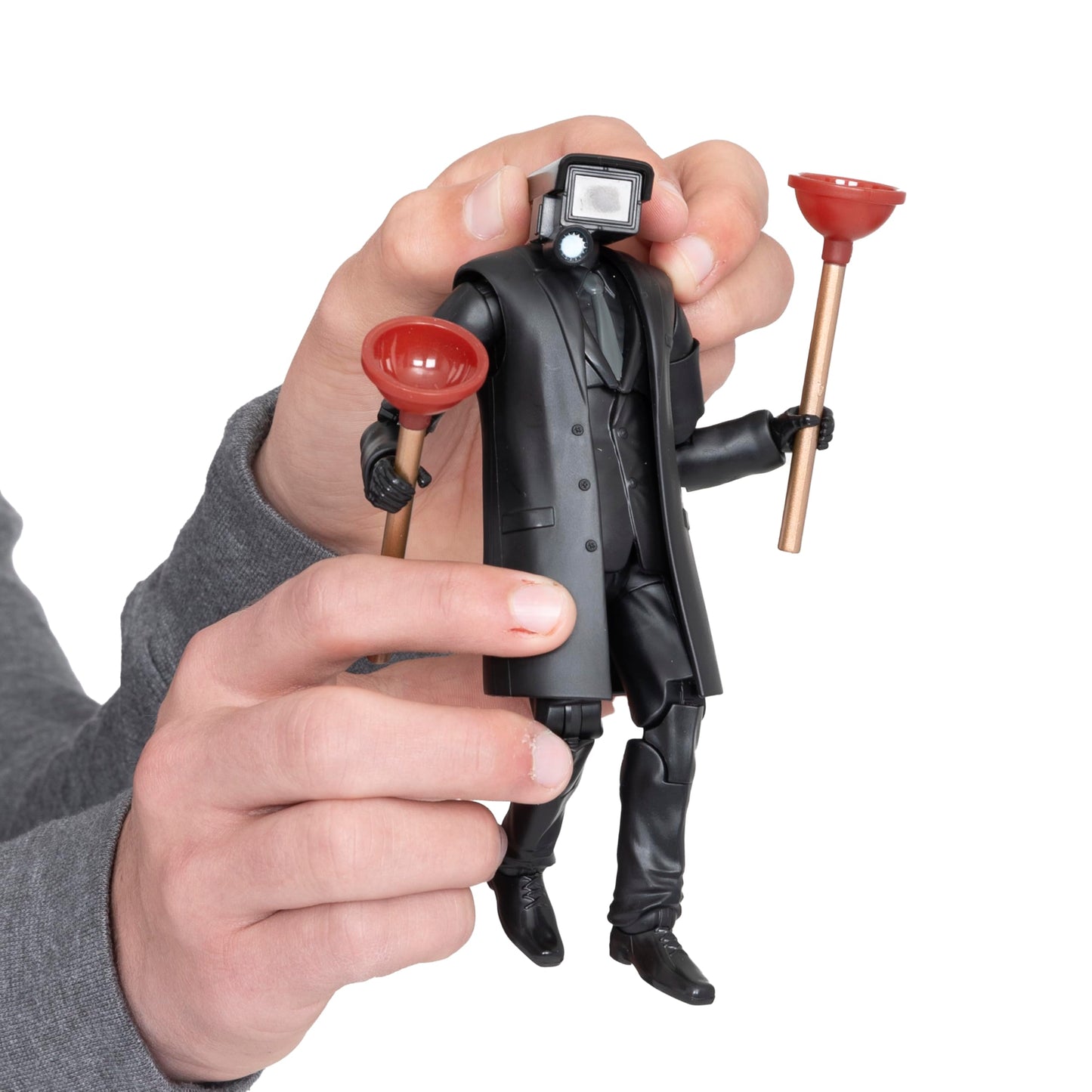 SKIBIDI Toilet Deluxe 6-Inch Plungerman Figure – Officially Licensed Collectible