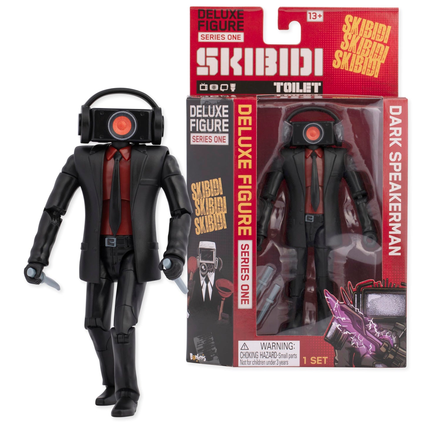 SKIBIDI Toilet Deluxe 6-Inch Figure Collector Pack of 4 – Officially Licensed Merch