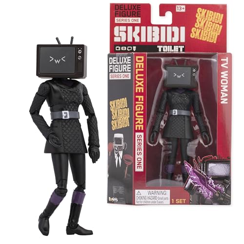 SKIBIDI Toilet Deluxe 6-Inch Figure Collector Pack of 4 – Officially Licensed Merch