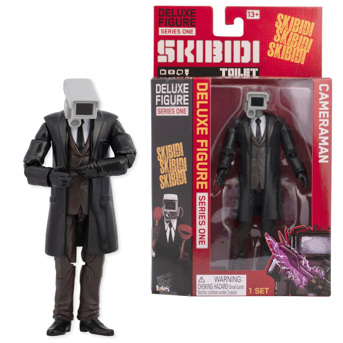 SKIBIDI Toilet Deluxe 6-Inch Cameraman Figure – Officially Licensed Collectible