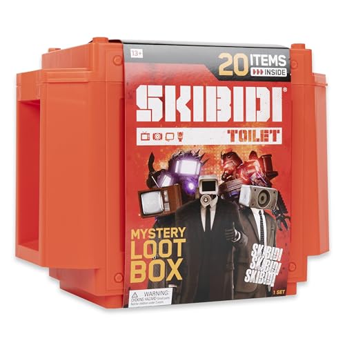 Skibidi Toilet Giant Mystery Loot Box – 20 Surprises, Official Merch