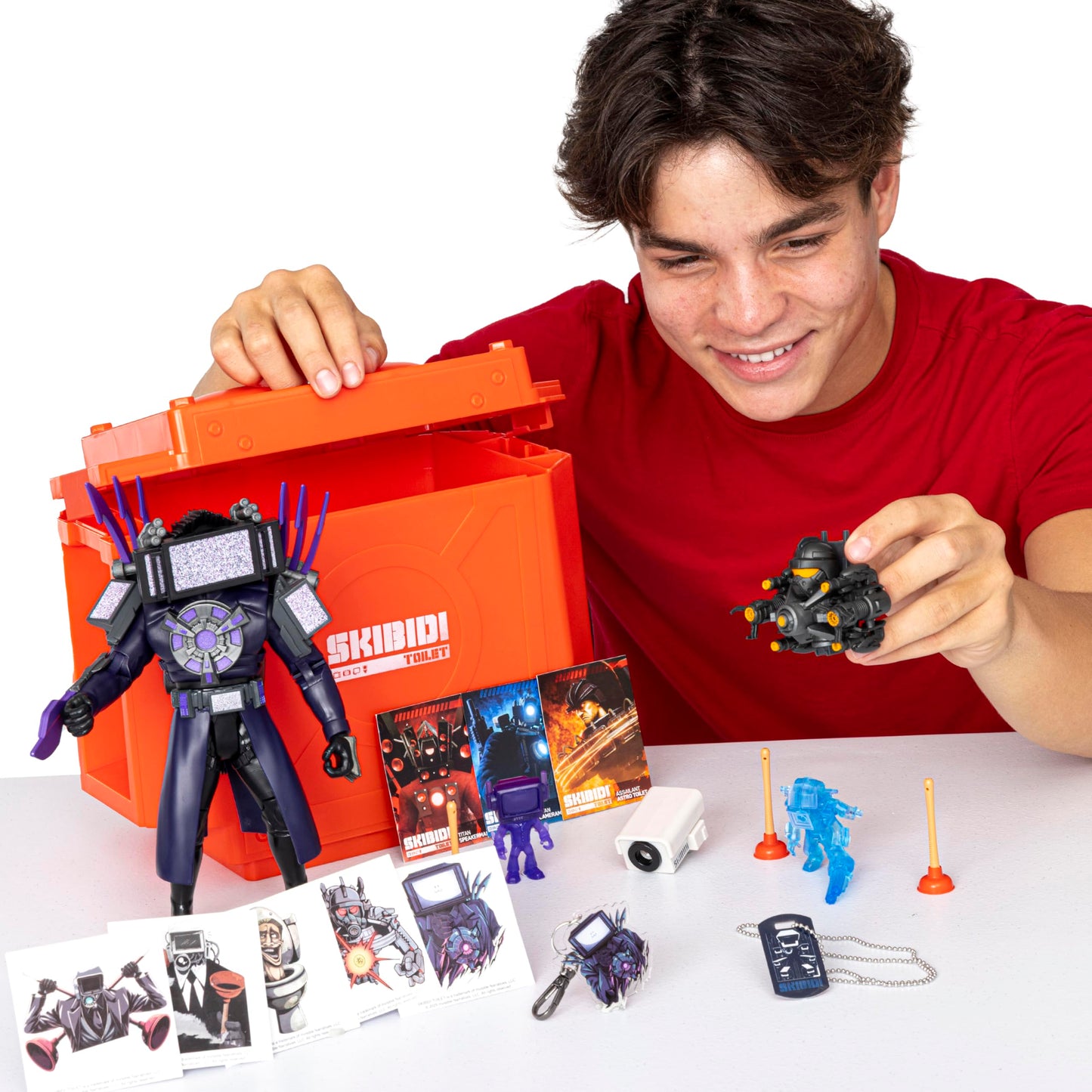 Skibidi Toilet Giant Mystery Loot Box – 20 Surprises, Official Merch