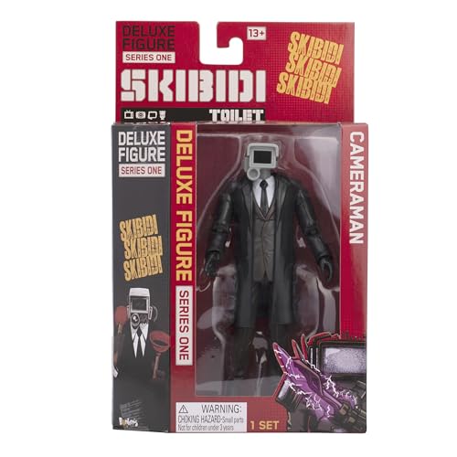SKIBIDI Toilet Deluxe 6-Inch Cameraman Figure – Officially Licensed Collectible