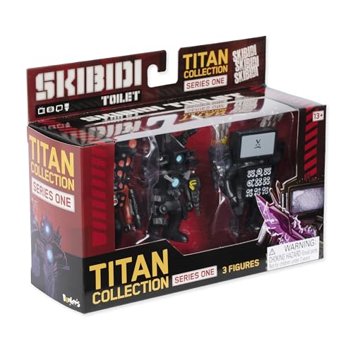 Skibidi Toilet Titan 3 Pack - Official Collectible Mini Figures